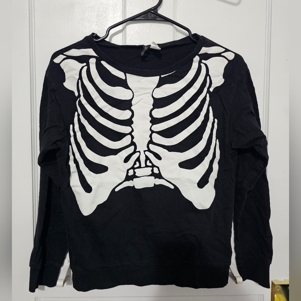Skeleton Long Sleeve Sweater